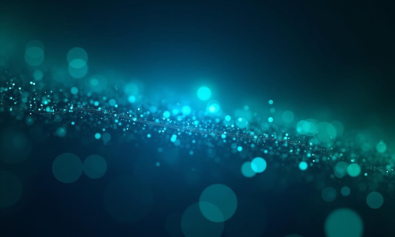 Abstract blue and green digital network pattern representing data flows.